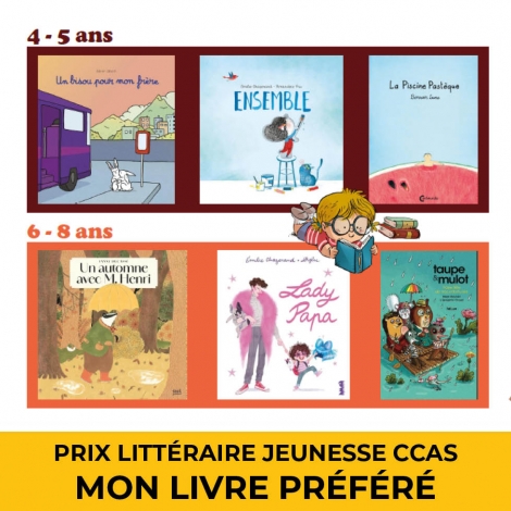 2025-Prix littéraire jeunesse CCAS « Mon livre préféré »