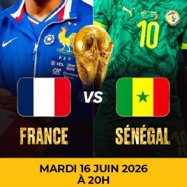 2026-Coupe du monde 2026-France-Sénégal sur grand écran !