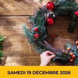 2026-Atelier couronnes ou centres  de table de Noël